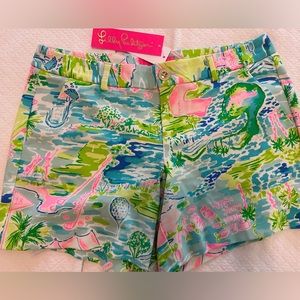 Lilly Pulitzer Honda classic callahan knit shorts size 6